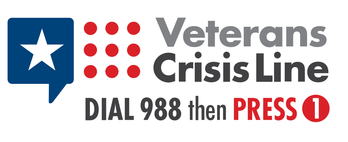 Veterans Crisis Lind Dial 988 then Press 1