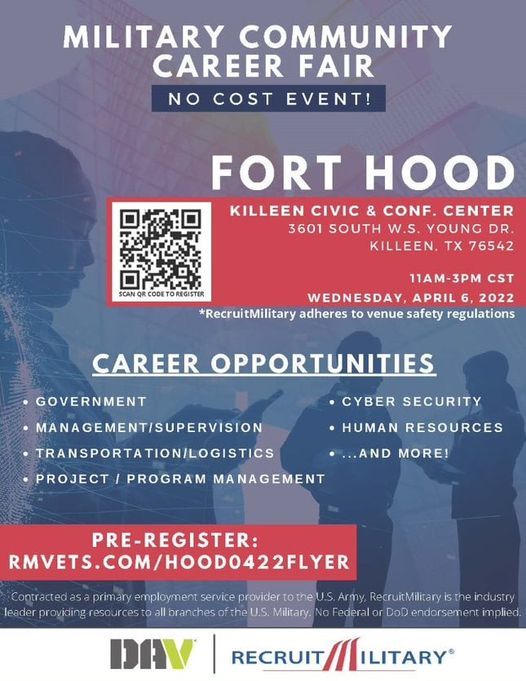 Military Community Career Fair | TexVet