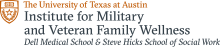 Formal logo for UT-Austin's Institute for Military and Veteran Family Wellness